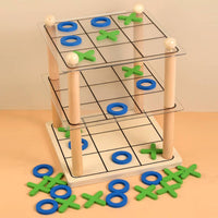 3 Layer X and O Toe Reasoning Training 3D X and O Toe Educational Toy