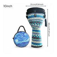 African Djembe Drum Includes Carry Bag Tunable Djembe for Beginners, Students