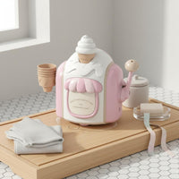 Ice Cream Creator Bath Toy Pastel Wall Mounted Bath Toy Molded for Children