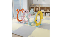 Arch Gate Rounded Edges Children's Crawl Arch Indoor Outdoor Use Toy Obstacle Hoop for Preschoolers, Young Children, Kindergarten, Playground