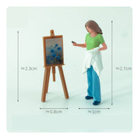 1:64 Miniature People Photo Prop 1:64 Scene Setting Figure Fine Details
