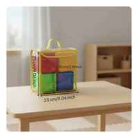 4 Pieces Pocket Dice Set Multi-Colored Differentiated Instruction Cubes