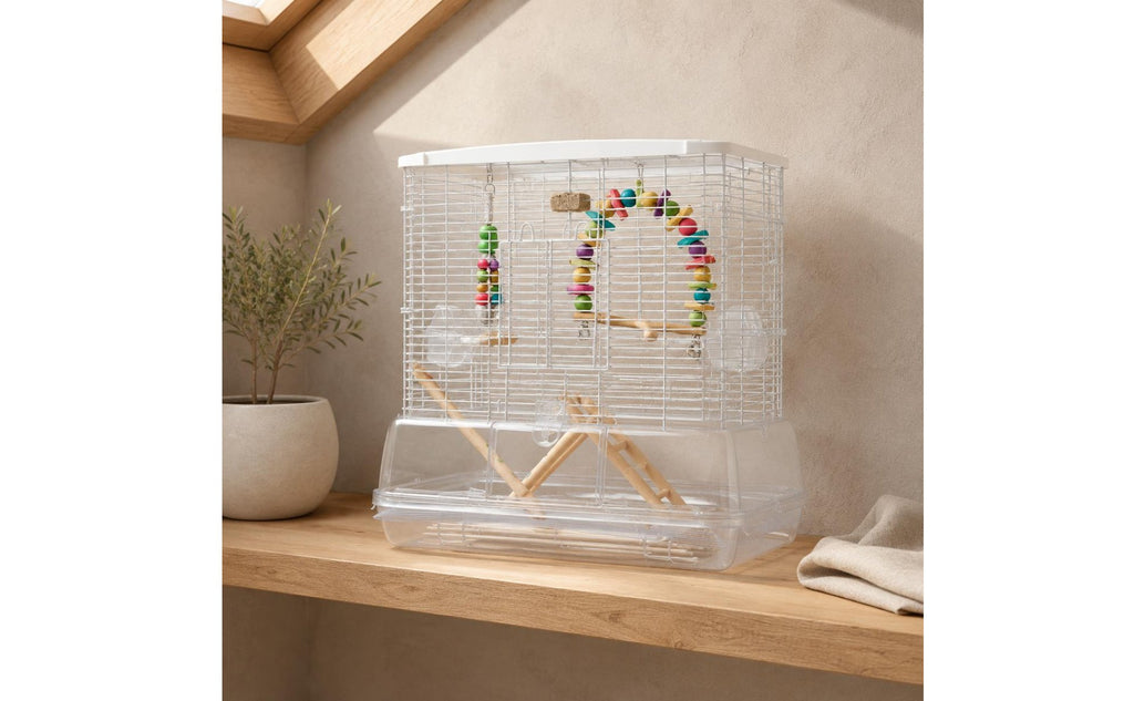 Large Bird Breeding Enclosure Splash-Proof Clear Acrylic Bird Enclosure Easy To