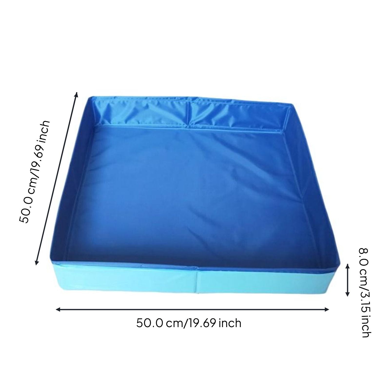 Foldable pet bath, easy drain