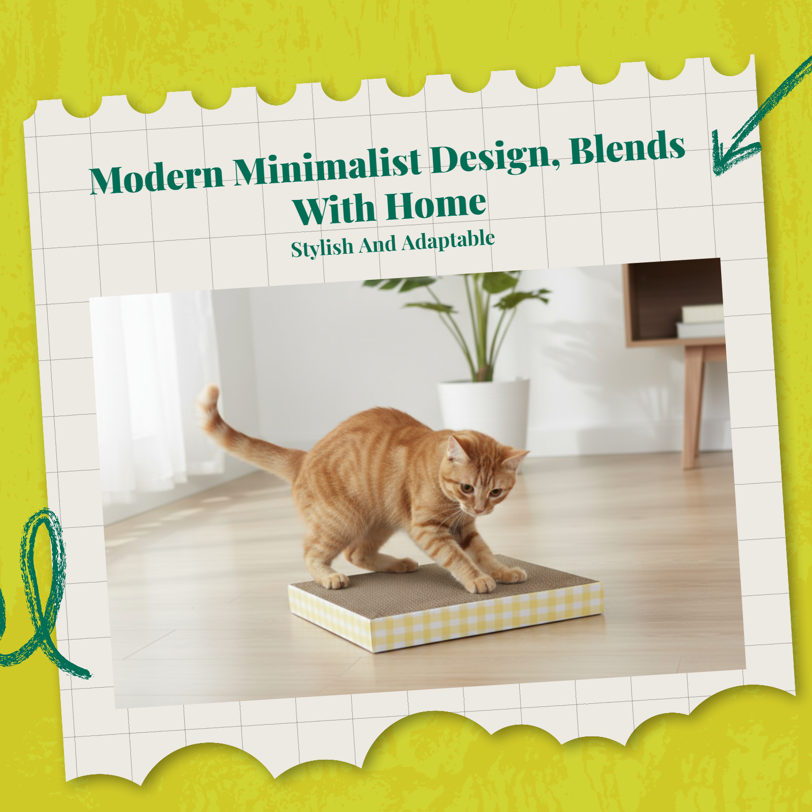 Cardboard Cat Scratcher Lounge