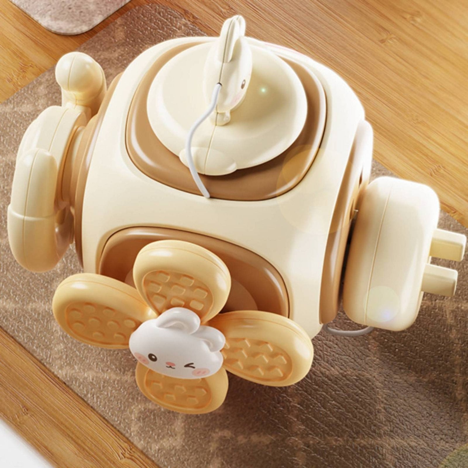 Baby Sensory Cube Travel Friendly Infant Activity Cube Safe Rounded Edges
