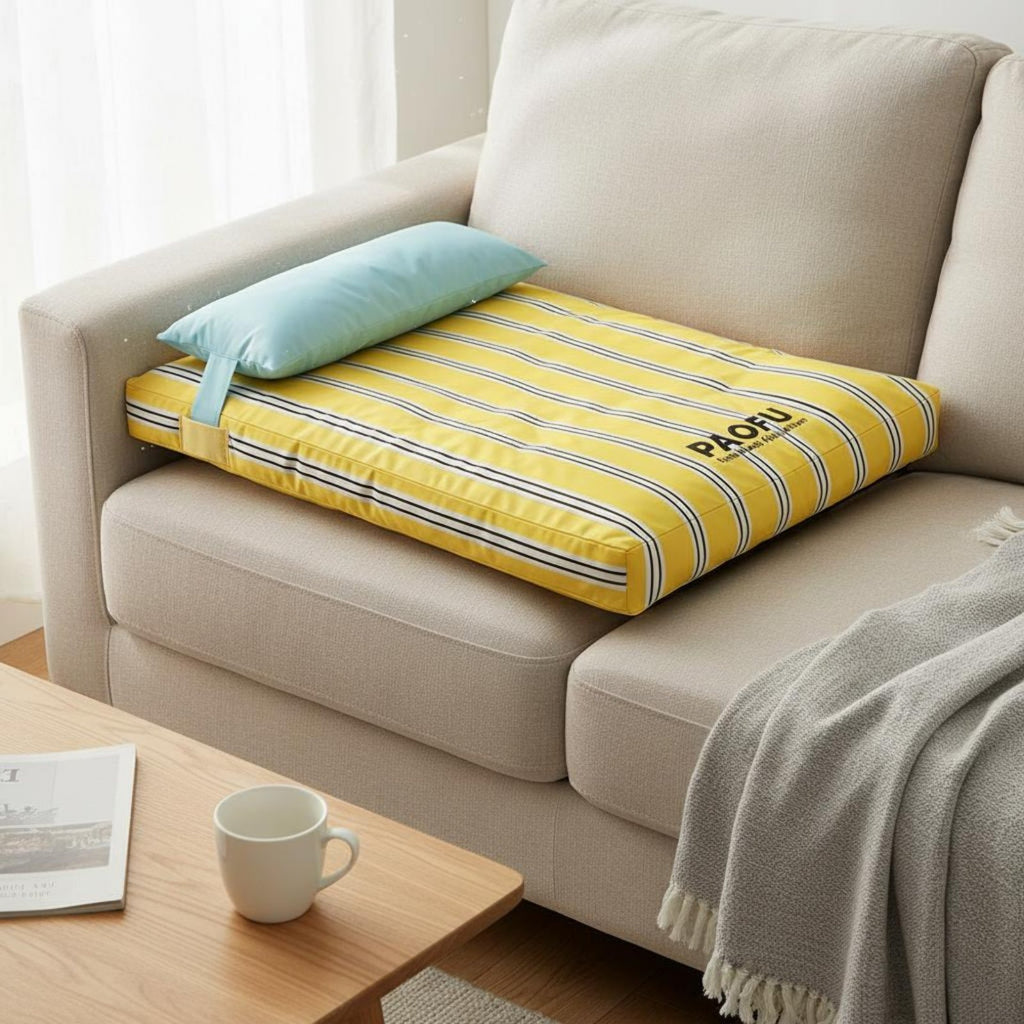 Pet Bed with Pillow Removable Cover Sofa Pet Bed Soft Sleeping Surface for Floor