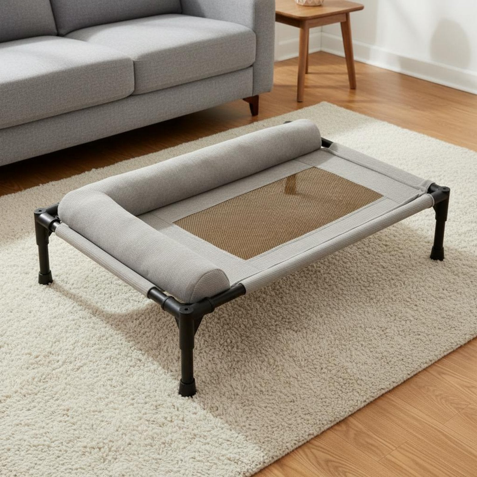 Elevated Pet Bed All-Season Use Raised Dog and Cat Bed Pet Cot Moisture-Resistant Easy to Clean for Dogs, Travel, Patio