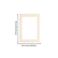 White Photo Mat Board Premium Quality Photo Frame Mat Easy to Use for Home Decor