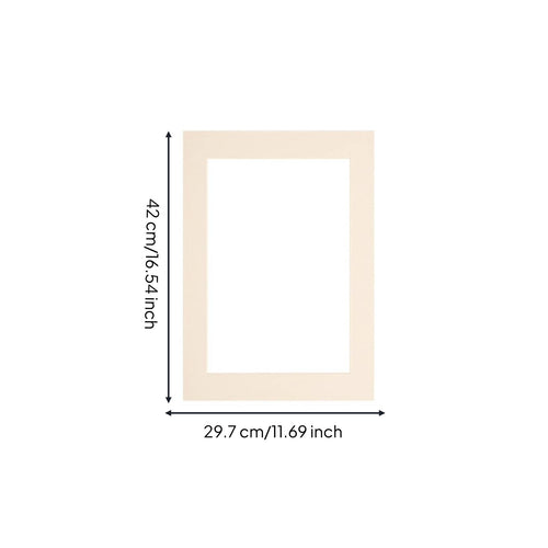White Photo Mat Board Premium Quality Photo Frame Mat Easy to Use for Home Decor