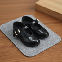 Miniature Student Shoes Long-Lasting 1/6 Scale Mary Janes Photo Supportive