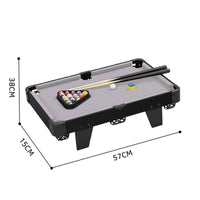 Mini Pool Table Space Saving Tabletop Billiards Set Stable and Sturdy for Family