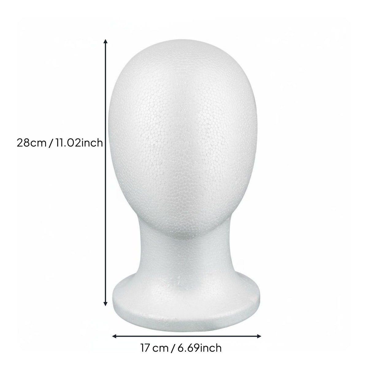 Cosplay Head Form Reusable Salon Tool Mount Hole for Cosplayers
