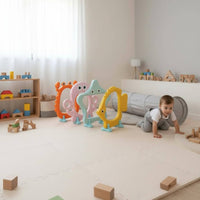 Arch Gate Rounded Edges Children's Crawl Arch Indoor Outdoor Use Toy Obstacle Hoop for Preschoolers, Young Children, Kindergarten, Playground