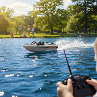 Wireless Control Racing Boat USB Charging Water Toy for Lake, Boys