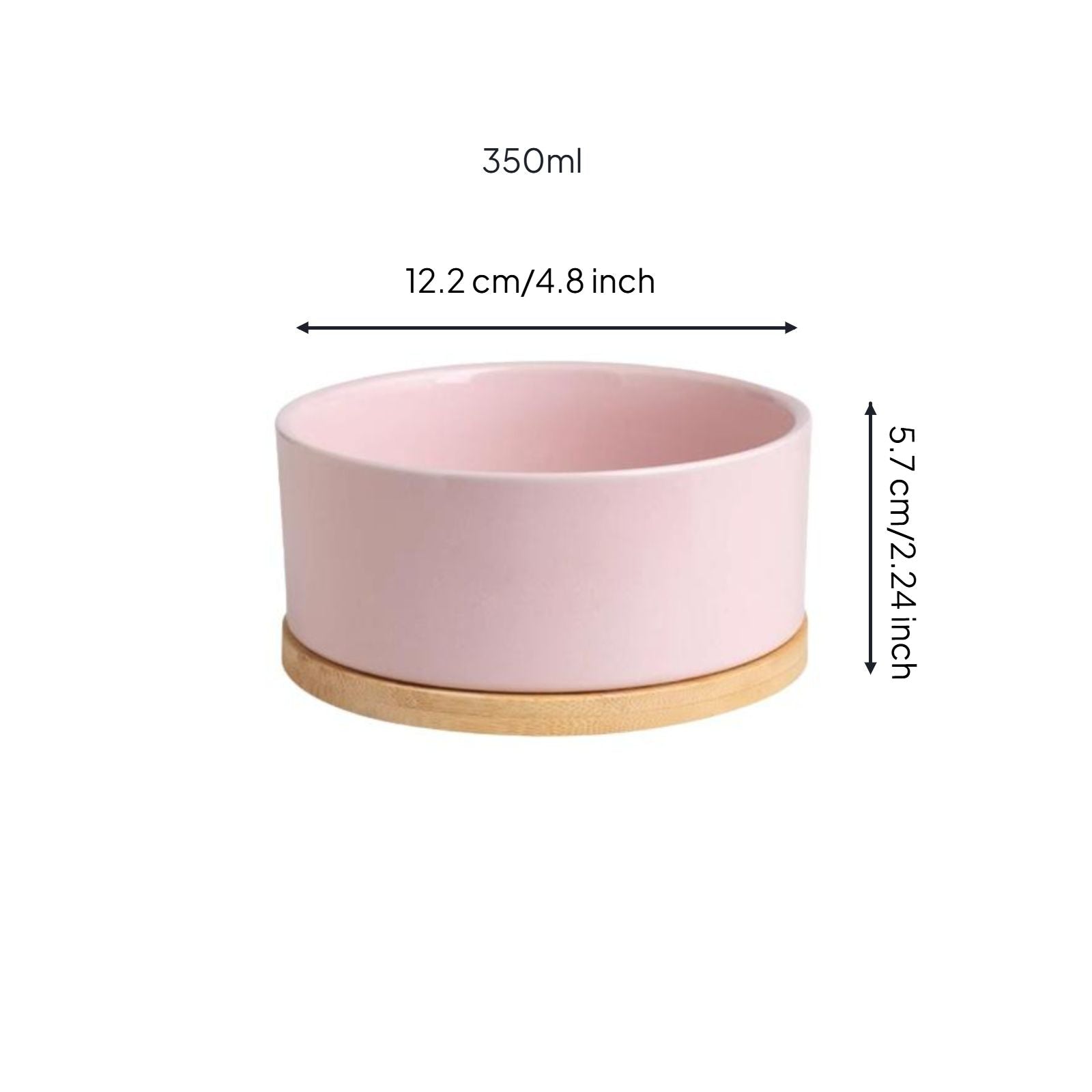 Ceramic pet fountain with filtration