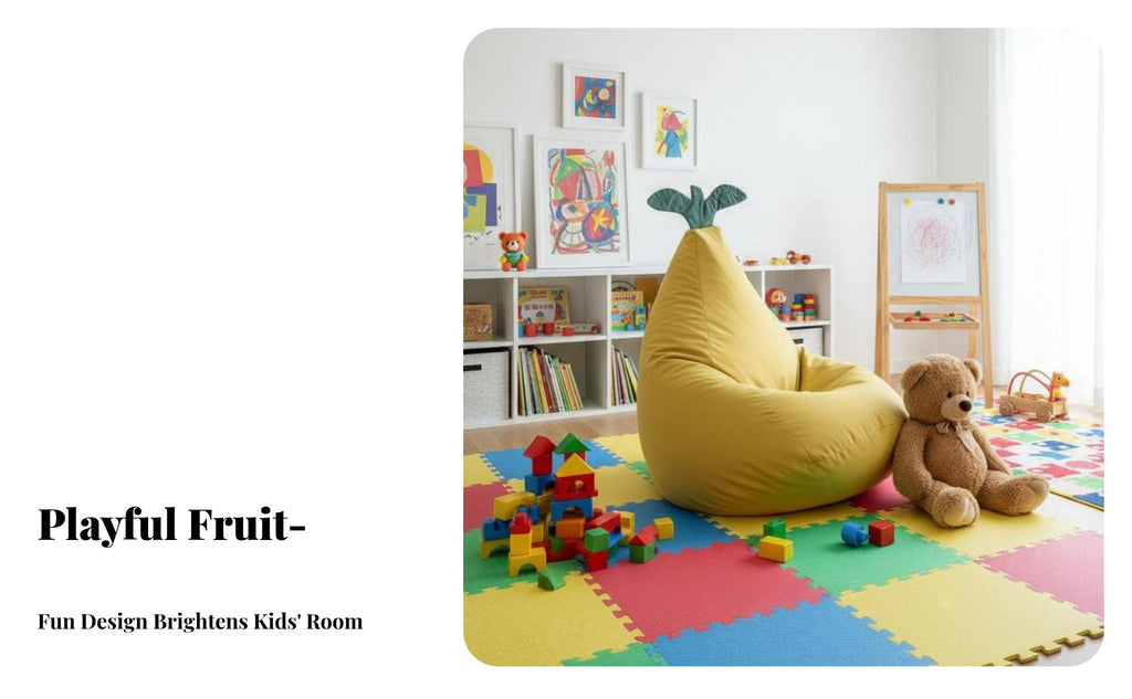 Pineapple-Shaped Seat Fruit Design Transformable Soft Seat Bed Skin-Gentle Full Torso Support for Parents