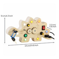 LED Busy Board Child-Safe Child-Centered Skills Board Improves Hand-Eye