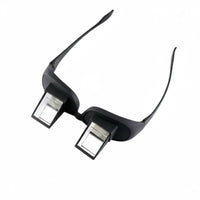 Lazy Reader Glasses Reduces Neck Strain Horizontal Prism Spectacles
