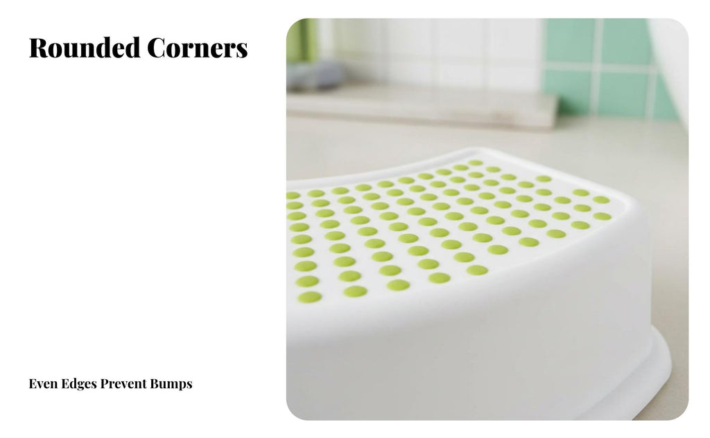 toddler's Step-up Stool Multi-Purpose Footstool Stable Base for Kitchen, Bedroom
