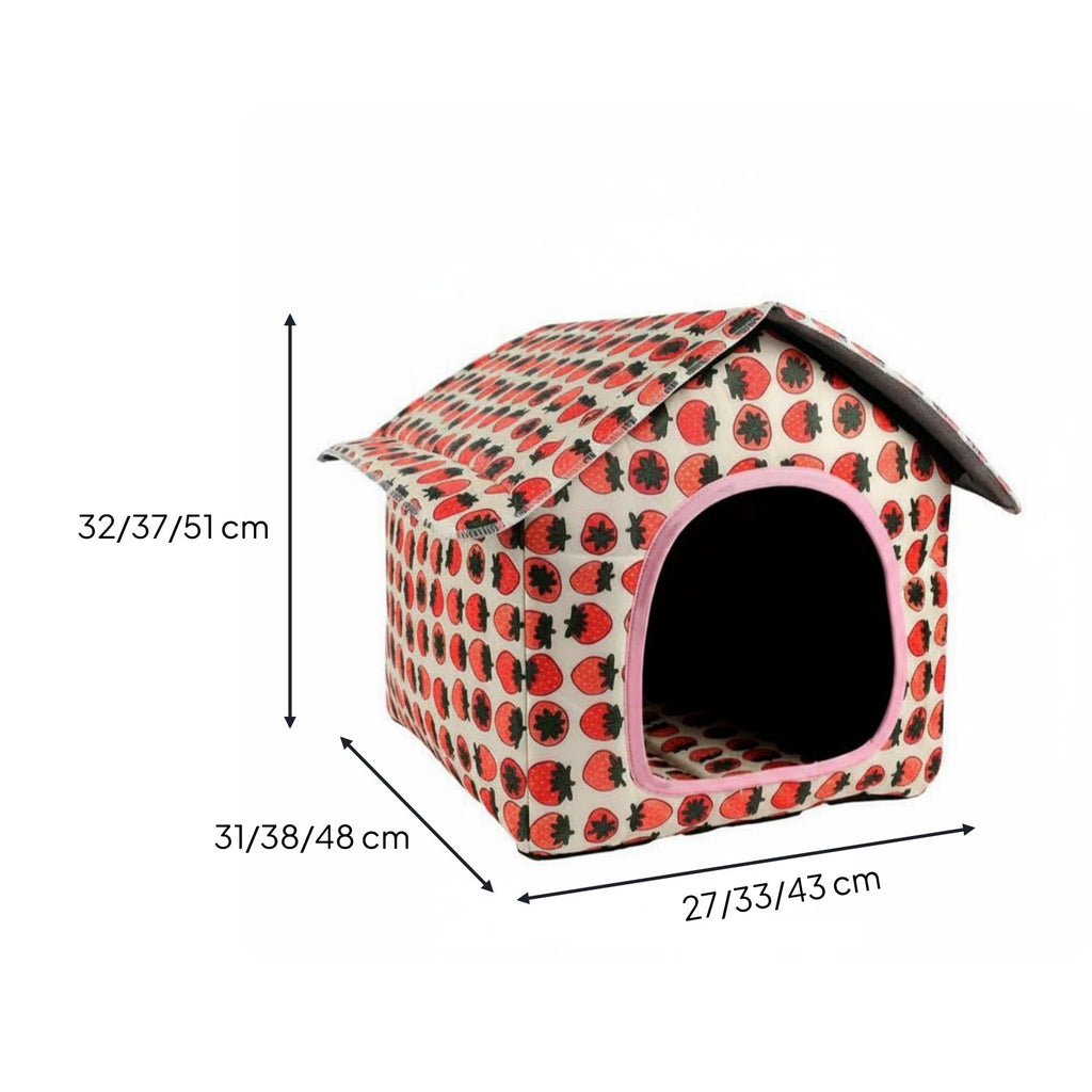 Folding Feline House Portable Washable Feline House Warm for Travel