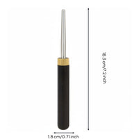 Saxophone Tone Hole Tool Wear-Resistant Tone Hole Leveling Tool Handle Wind Instrument Dint Repair Kit for Workbench, Music Store