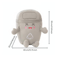 Trash Can Soft Toy Multi-Functional Home Decoration Fun Design for Bedroom