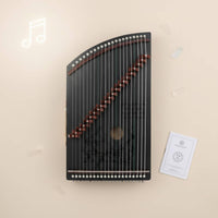 Guzheng Finger Easy to Learn Portable Guzheng Practice Instrument Full Accessories Zither for Beginners, Travel