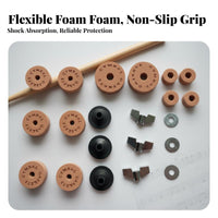 21 Pieces Cymbal Stand Felts and Sleeves Non-Slip Cymbal Pad Set Drum Maintenance Kit Easy Installation for Drummers