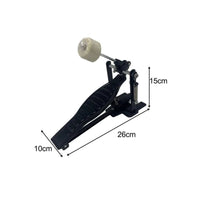 Textured Beater Pedal Anti-Slip Music Instrument Part Heavy Duty for Practice