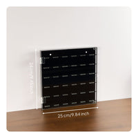 Guitar Pick Display Case Dustproof Acrylic Plectrum Holder Clear View Guitar Pick Collection Box Storage Holder for Guitarists, Collectors, Studio