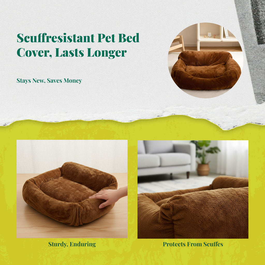 Removable dog bed cover, easy to clean, protects sofas
