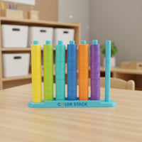 48 Pieces Color Sorting Beads Game Patience Building for Home Learning