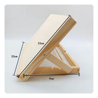 Folding Easel Board Foldable Desktop Sketching Board Polished Surface