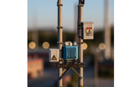 1:64 Utility Pole Model Scene Accessory for Display Shelf