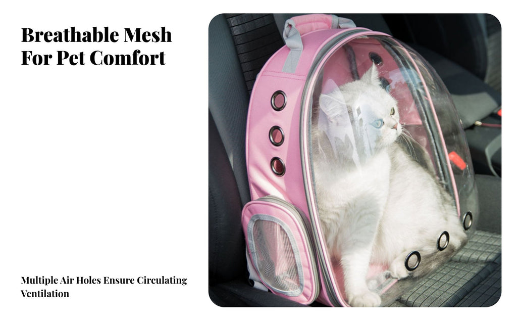 Space Capsule Pet backpackpack Portable creature container Breathable for Hiking
