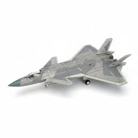 J-20 Fighter Jet Model Glue-No-Glue Assembly Pre-Colored Jet Model for Beginners