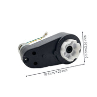 Black Housing Children's Electric Car Gearbox RS775 Motor Gearbox Mounting Holes