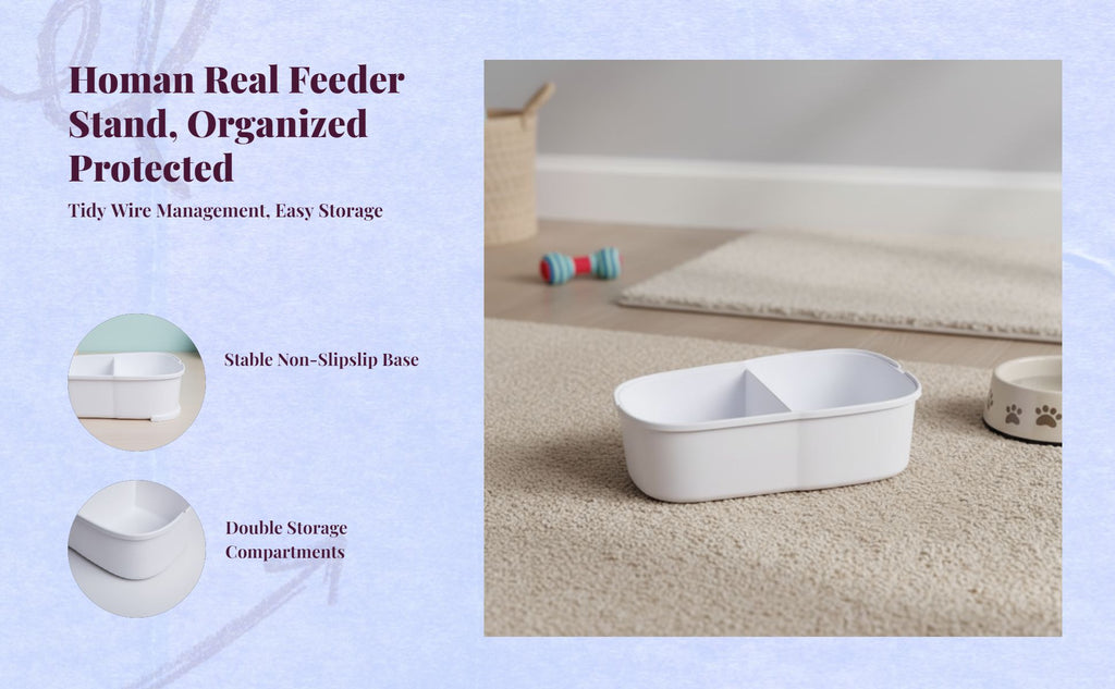 Adjustable elevated pet feeder