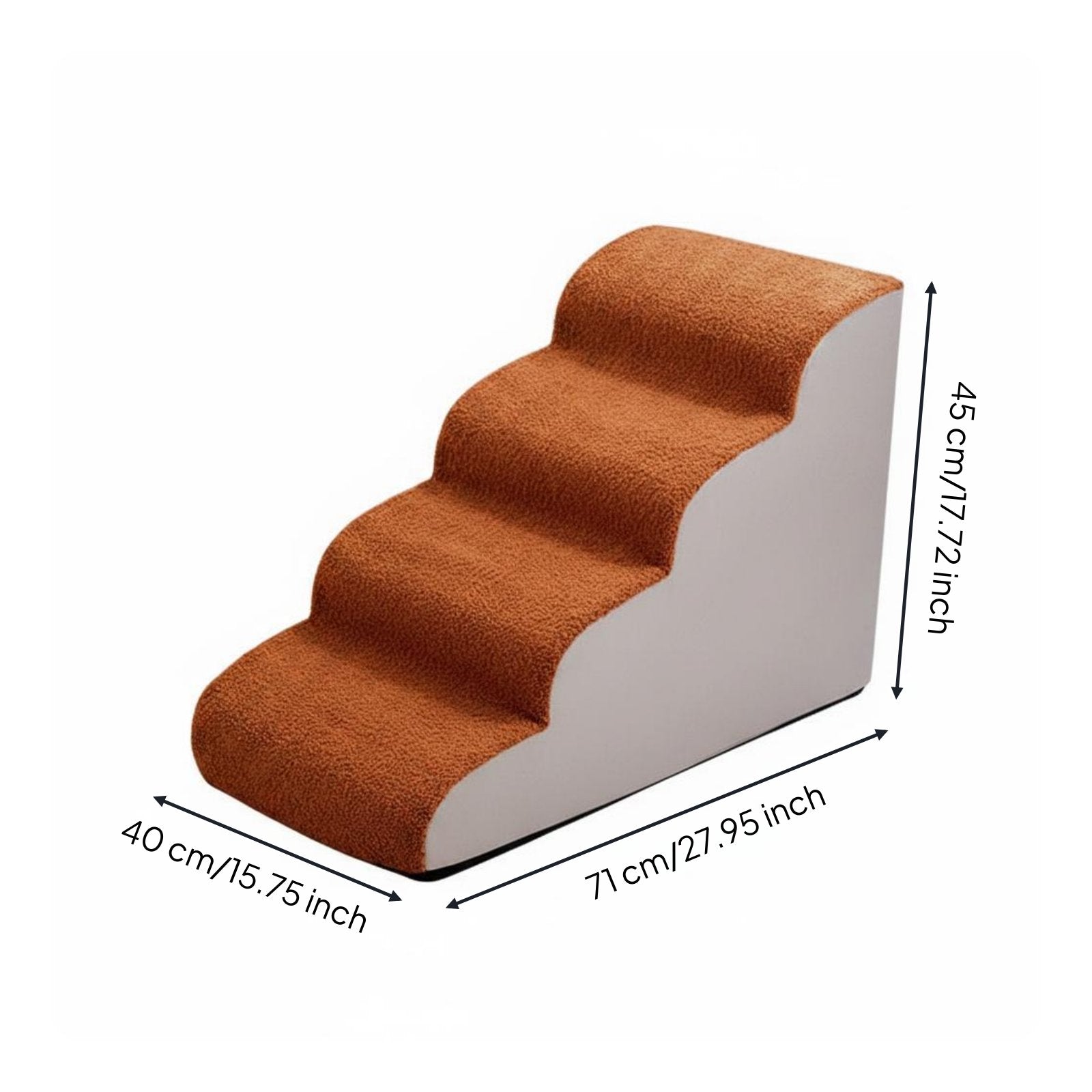 Non-Slip Pet Stairs Sturdy Senior Dog Stairs Stable Structure for Sofa