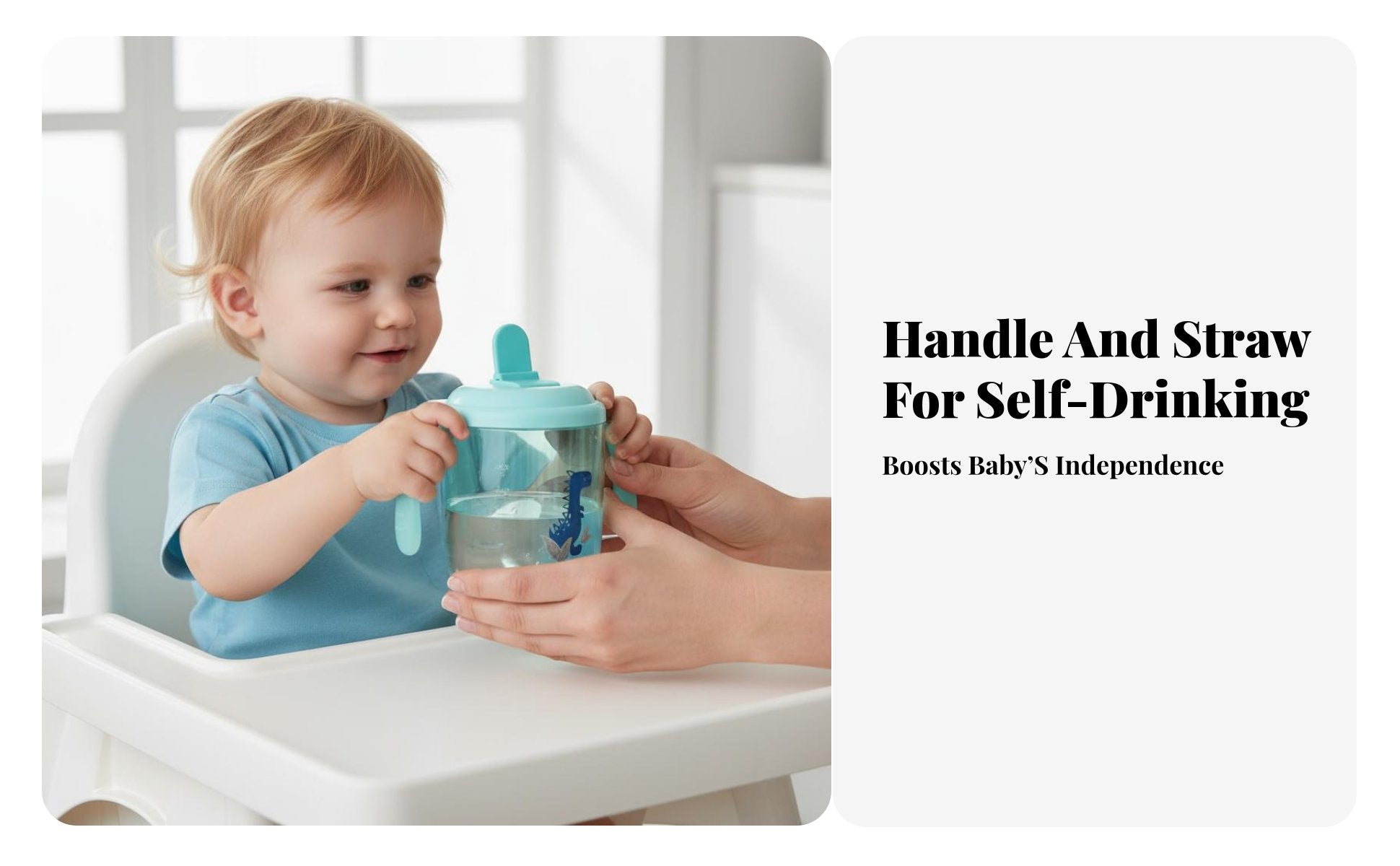 Comfortable Grip Baby Duckbill Cup Safe Infant Water Cup with Scale Easy to Clean for Infants, Toddlers, Mealtime, Nursery, Daycare