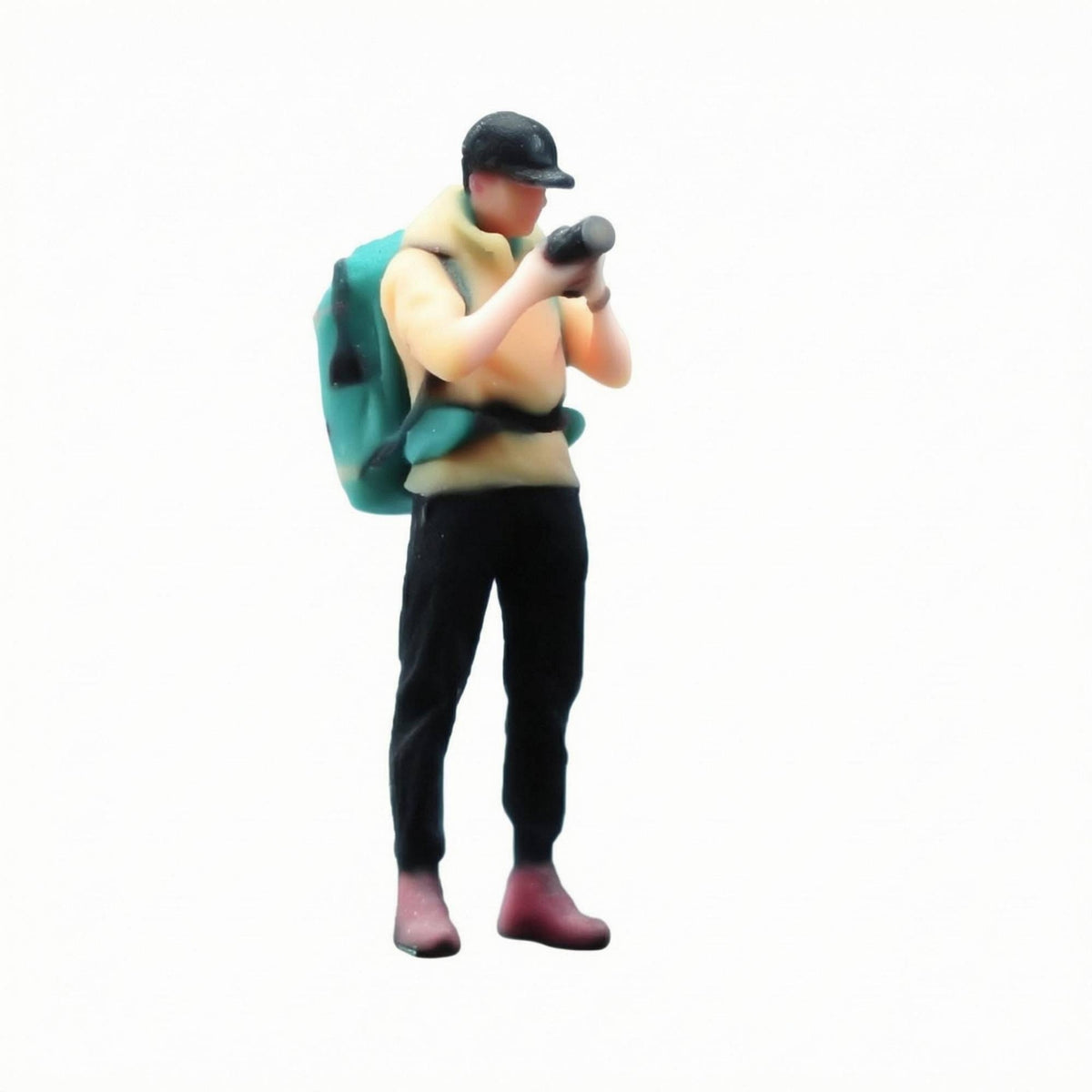 Photographer Figurine Hand Painted 1/64 Scale Figurine Fine Detail