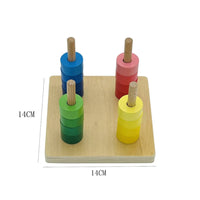Ball Drop Box Hand-Eye Coordination Wooden Ball Drop Toy for Classroom