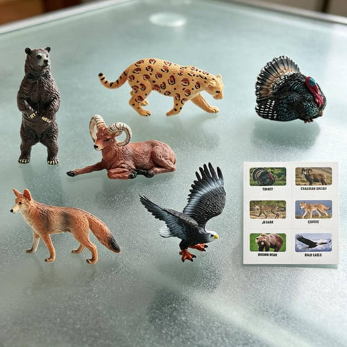 Wild Creature Playset Safe Realistic Creature Model PVC for Classroom, Playroom