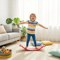 Kids Balance Board Parent-Child Interaction Curved Balance Board for Toddlers