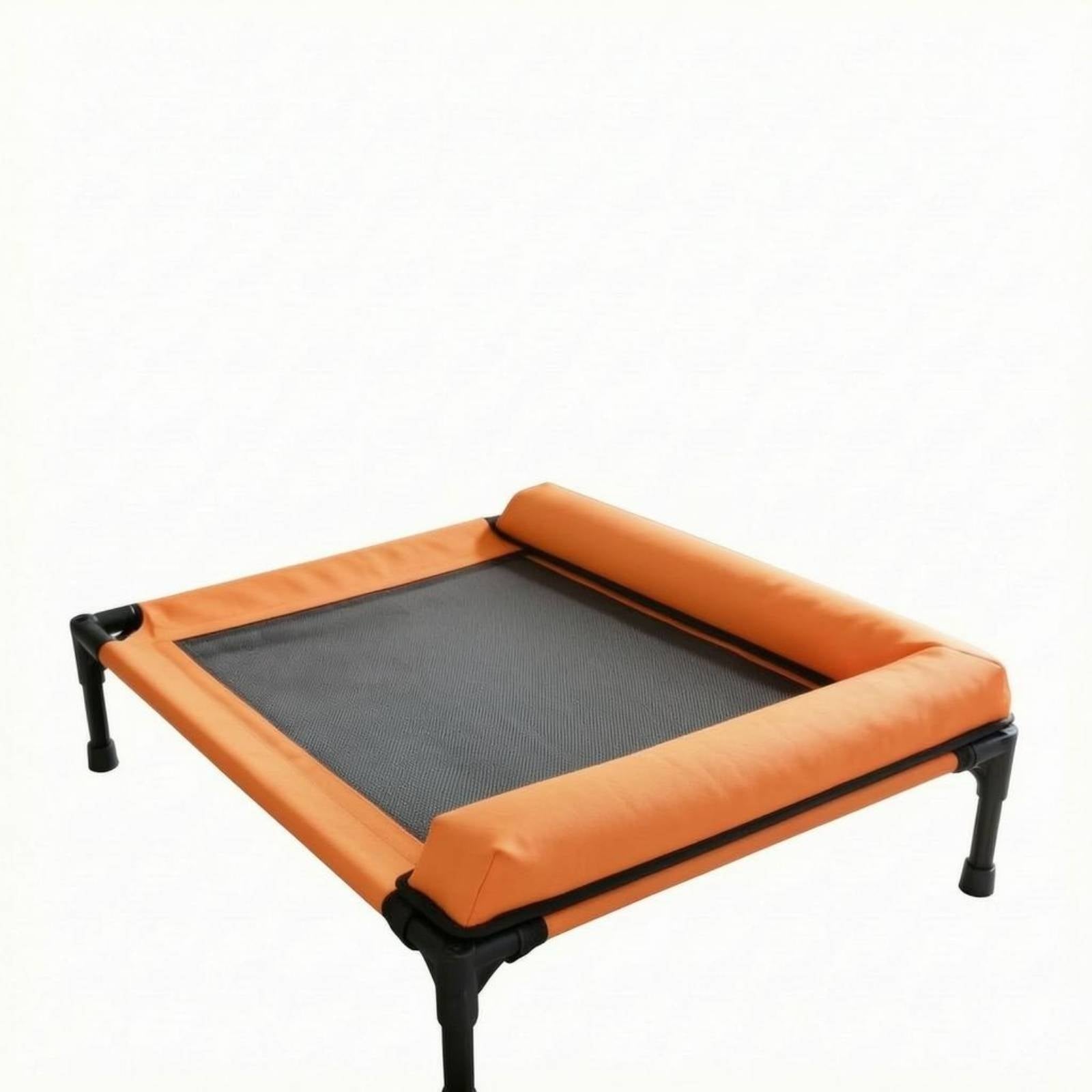 Raised Pet Bed Iron Frame Mesh Pet Bed Skid-Resistant Feet