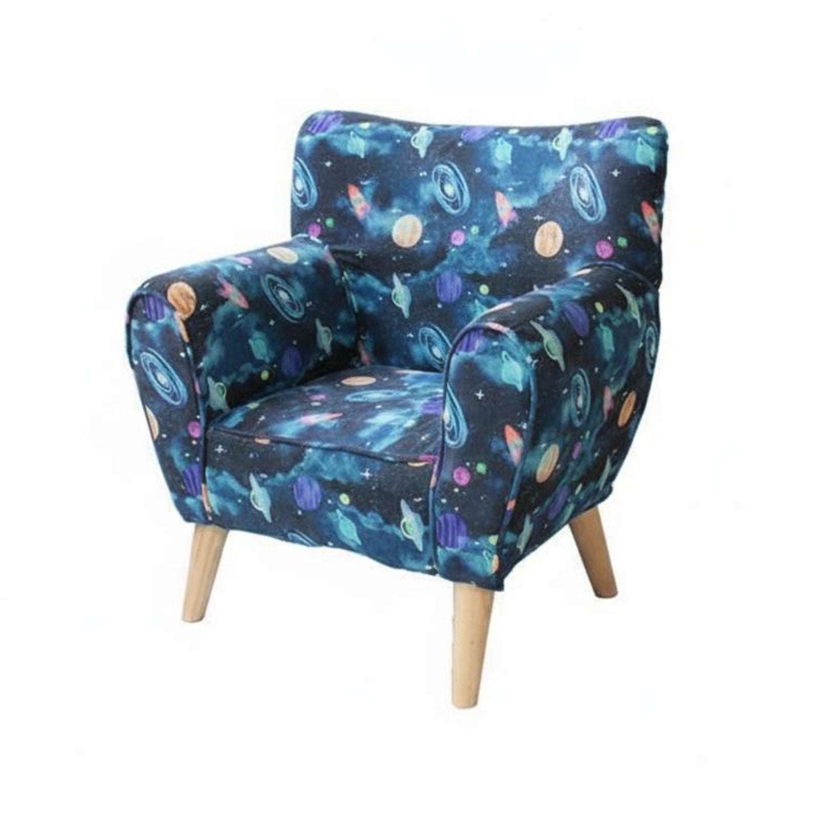 2 Pieces Lunar Couch and celestial body Stool Child-Safe Design literacy Bench