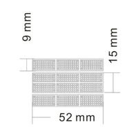 3 Pieces Track Crossing Panels Fine Detailed Model Crossing Plates Compatible