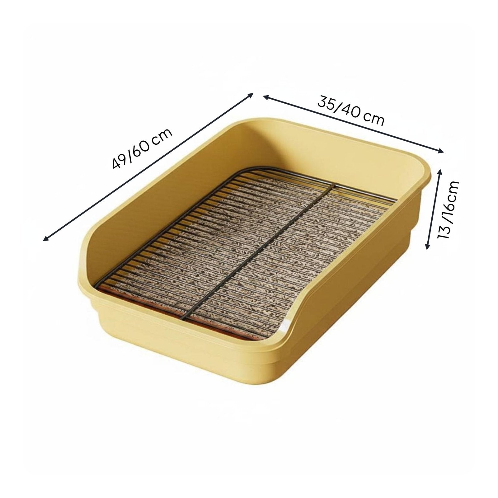 Indoor Dog Potty High Sided Pet Supplies Anti-Splash for Large Dogs