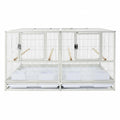 3-Tier Breeding Enclosure Removable Divider Dividable Bird Enclosure Safety Lock